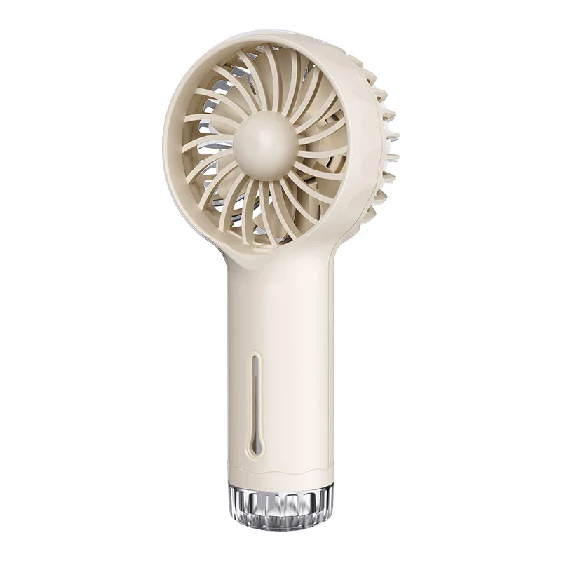 Portable Mini Handheld Misting Fan – USB Rechargeable Spray Fan