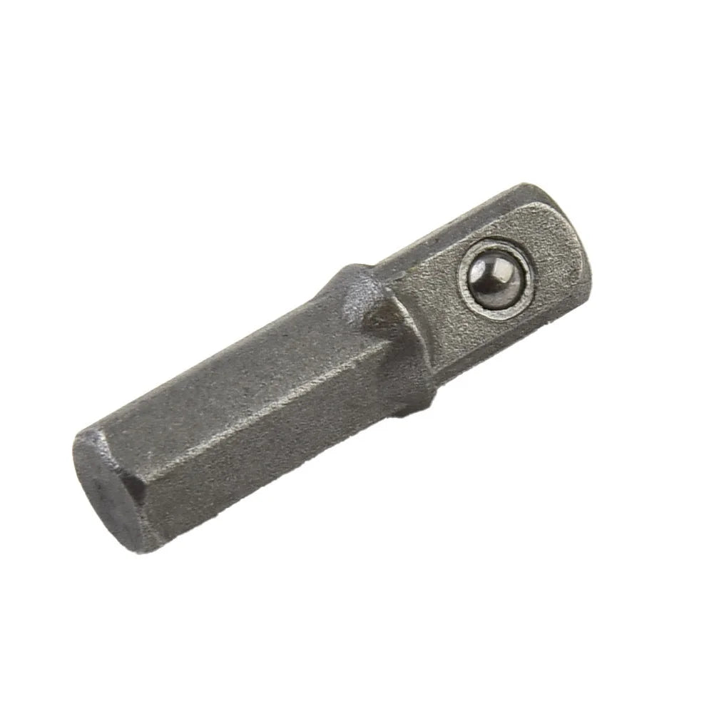1 4 Square Drive Hex Shank Socket+1 Drill Socket Adapter Driver Tool