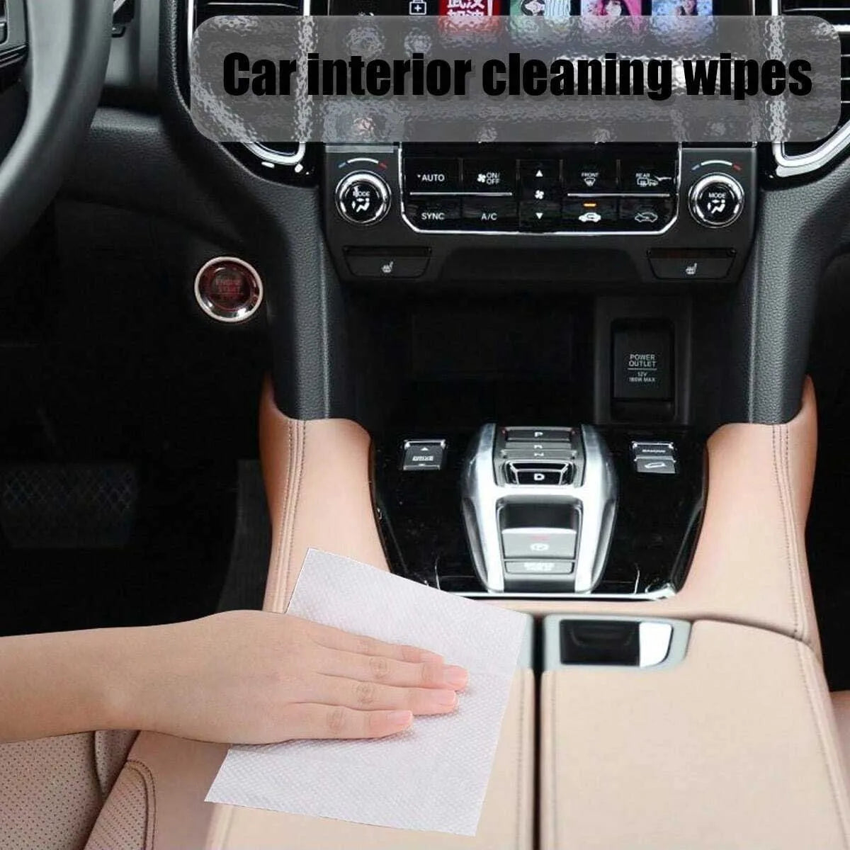 Car Glass Oil Film Removal Wipes – 3pcs Windshield Cleaner