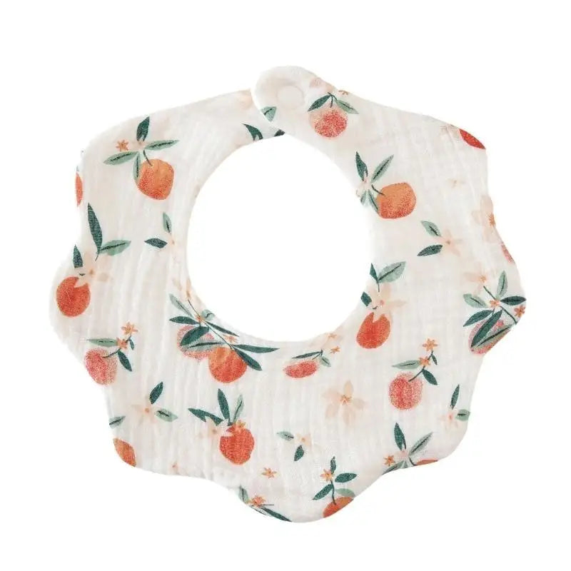 Cotton Bandana Baby Bib | Floral Teething & Drooling Bib