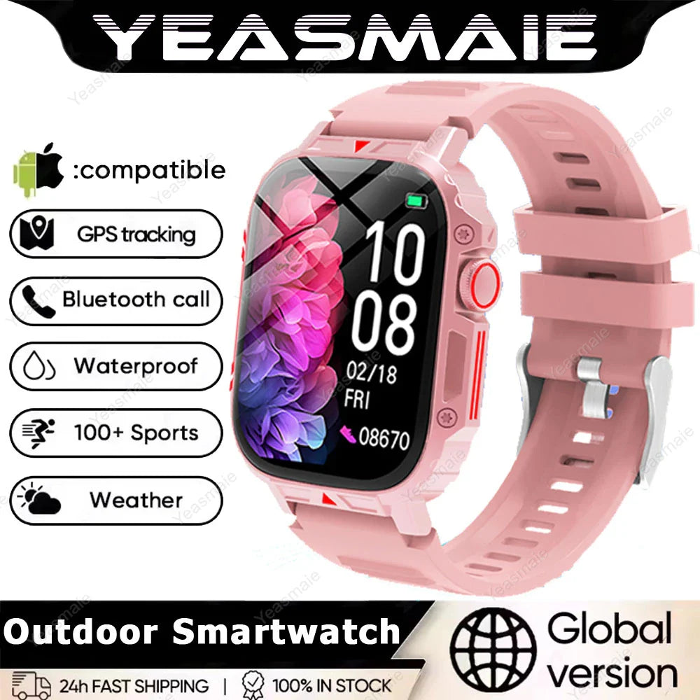 Ola Esporte Military Smartwatch Bluetooth Call IP67 Android iOS