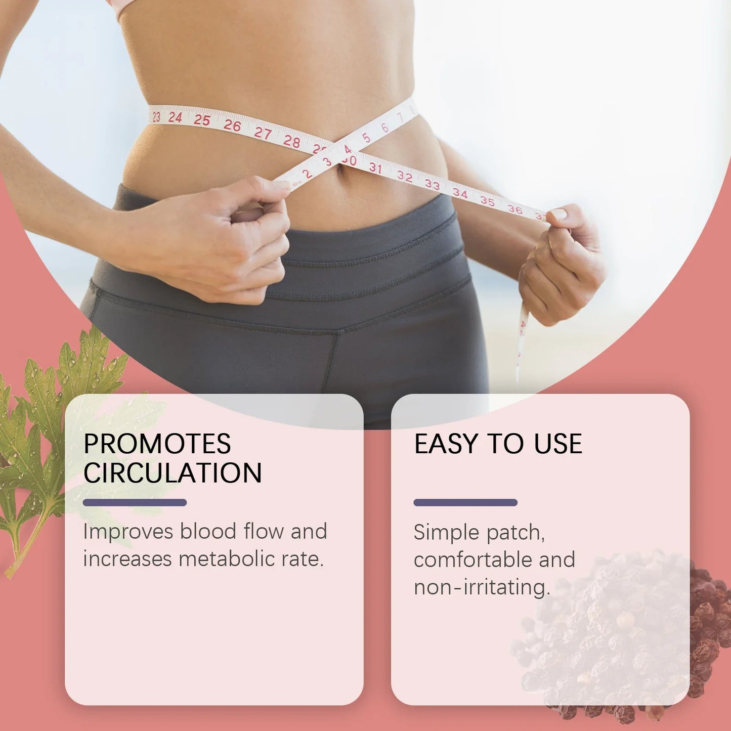 OceAura Slimming Patches – Metabolism & Appetite Support 30pk