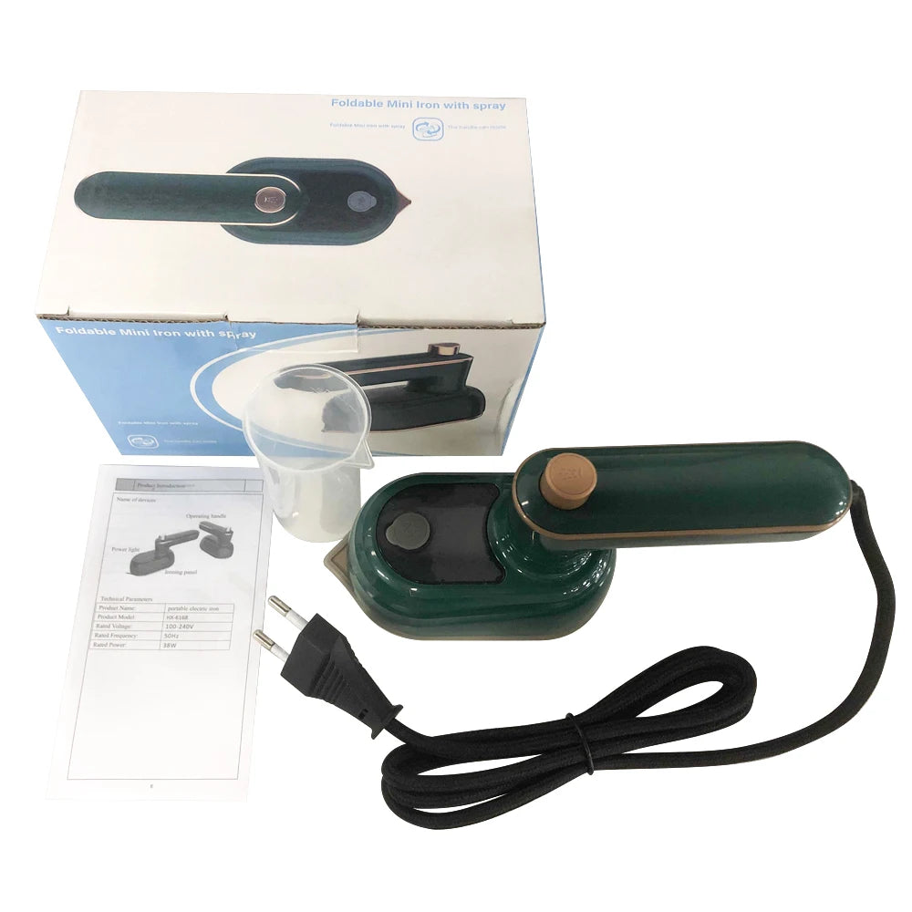Handheld Garment Steamer Portable 170℃ Dry Wet Ironing Wrinkle Remover Home Travel Fabric Steamer for Clothes Anti-bacterial Peaceful Pleasures Health and Wellness EU PLUG 220-240V