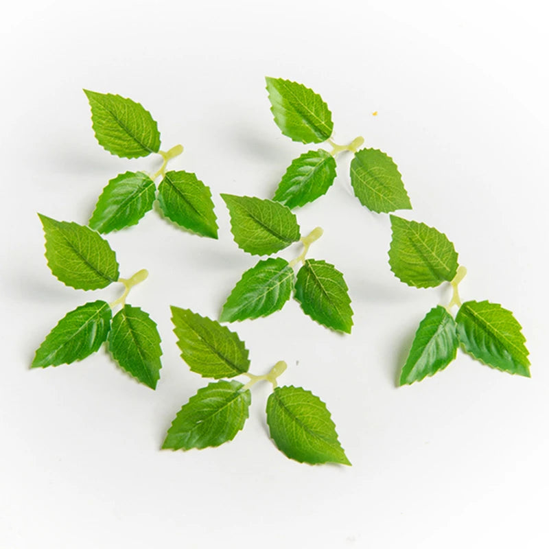 Silk Green Leaves for Artificial Flowers | Wedding & Home Decor