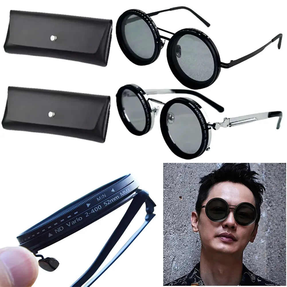 Retro Polarized Fishing Glasses with Adjustable ND Filter – Men’s Driving & Outdoor Sunglasses Peaceful Pleasures Health and Wellness