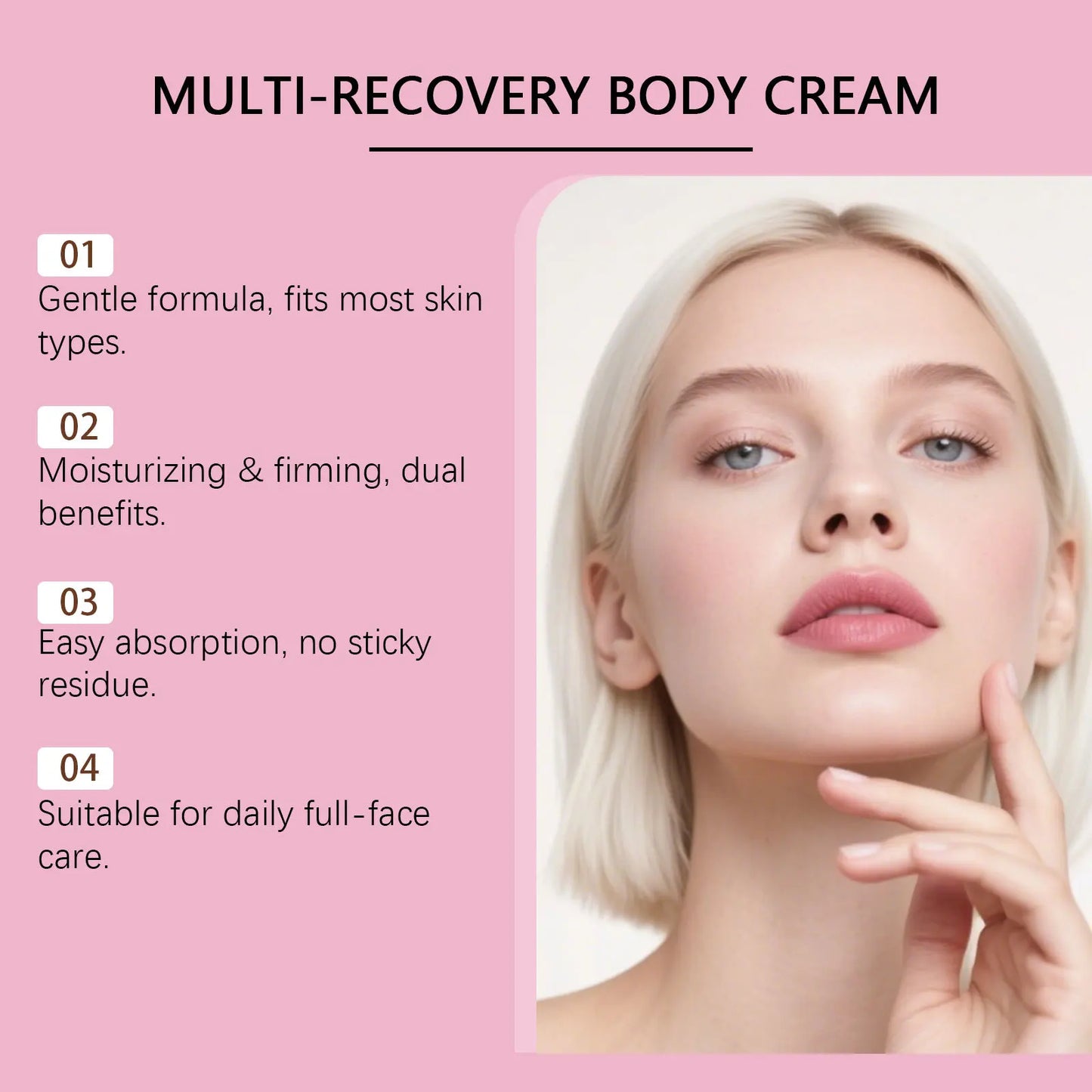 OceAura Body Moisturizing Firming Cream – 100g Hydrating Lotion