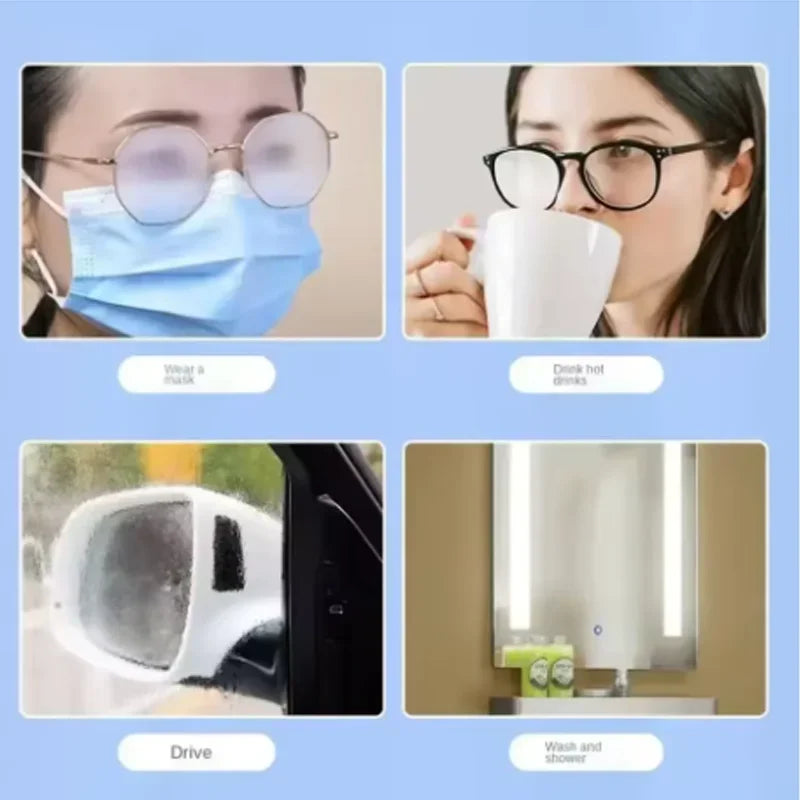 100 Disposable Eyeglass Cleaning Wipes | Anti-Fog Lens Wipes