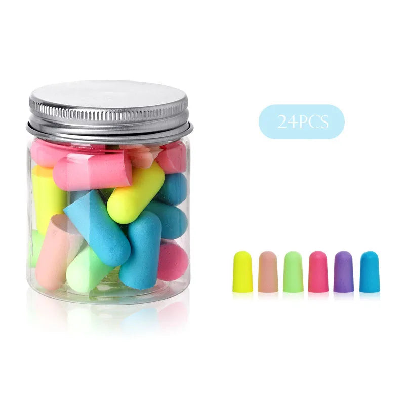 Bullet Foam Earplugs 24/60 Pack | Noise Reduction Sleep & Travel