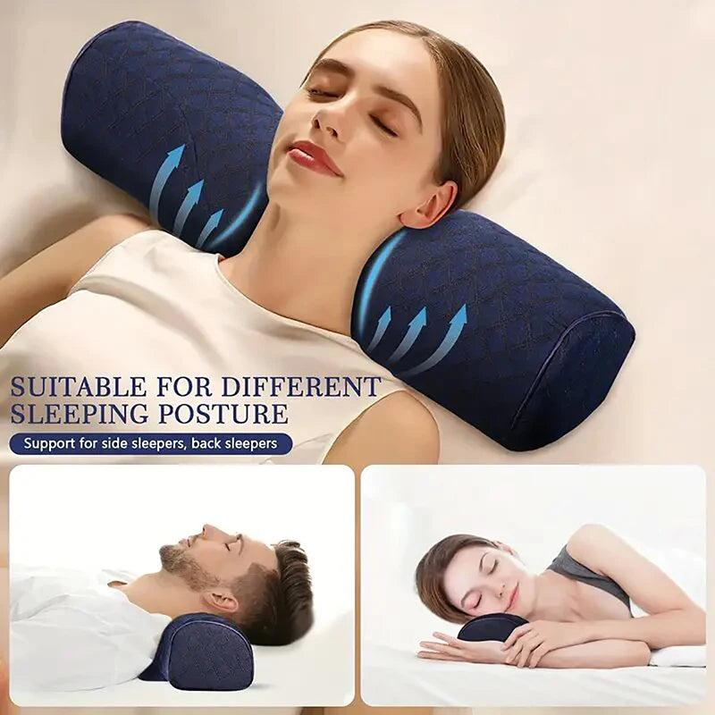 Relieve Neck Discomfort Cervical Pillow Head Massager Pillow Memory Foam Bed Orthopedic Pillow Neck Protection Pillow Peaceful Pleasures Health and Wellness