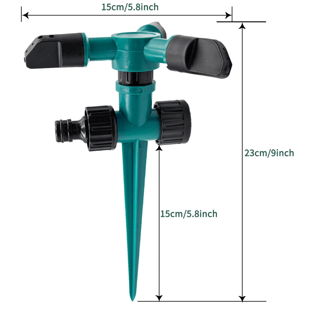1PCs 360 Degrees Rotating Water For Agricultural Irrigation IrrigationGarden Automatic Sprinkler Garden Watering Sprinkler Peaceful Pleasures Health and Wellness