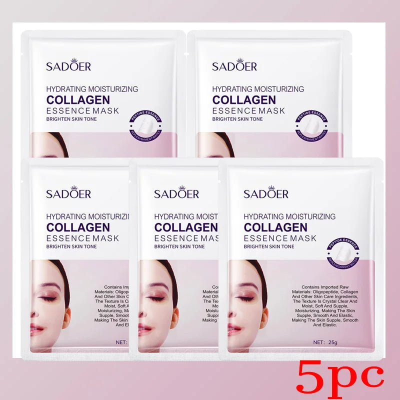 SADOER Collagen Facial Mask – Hydrate, Firm & Brighten Skin