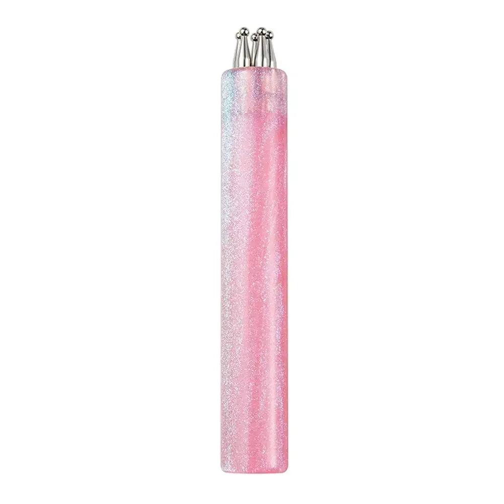 5 Petal Flower Nail Dotting Pen One Stroke Flower Design Tool for Nail Art, Manicure Rhinestone Gems Picker & Dotting Painting Peaceful Pleasures Health and Wellness pink