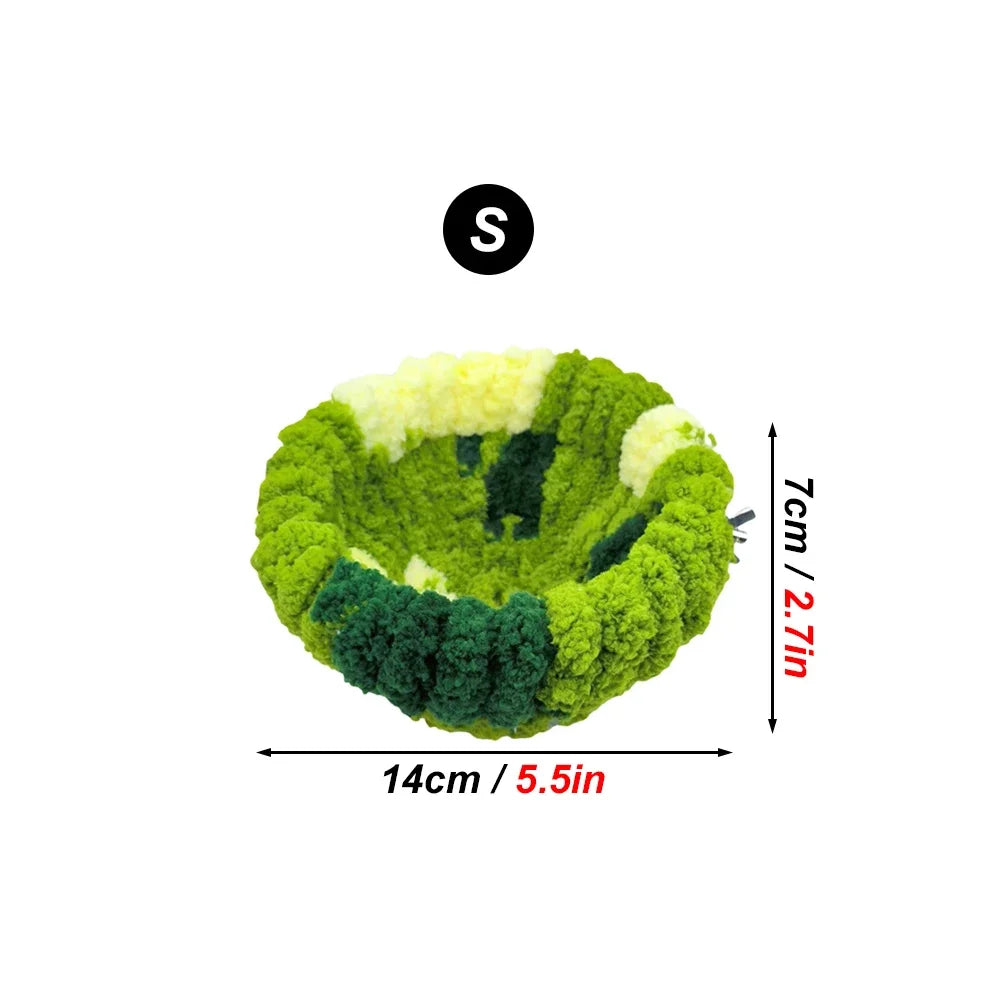 Plush Round Bird Nest Bed | Cozy Sleeping House for Parrots