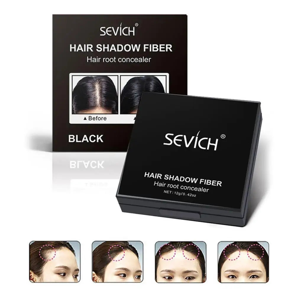 Temporary Hair Shadow Powder – Instant Hairline & Root Concealer 12g (3 Colors) Peaceful Pleasures Health and Wellness