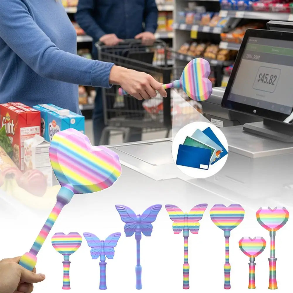 3D Printed Star Magic Wand Tap-to-Pay Contactless Card Holder