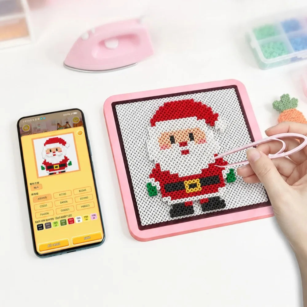 Smart LED Pegboard Melting Beads Kit | APP Control DIY Craft
