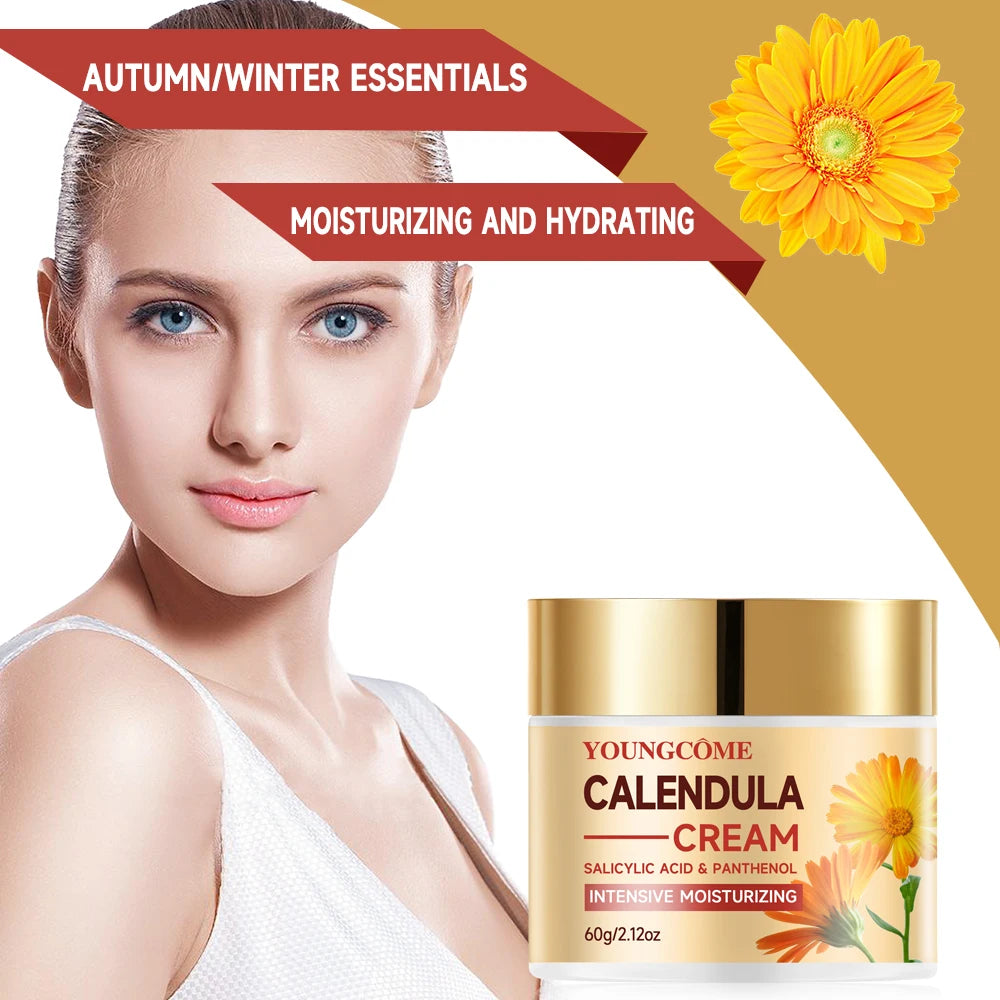 Calendula Face & Neck Cream – Anti-Aging Moisturizer | YOUNGCOME Anti-Aging Face Cream Peaceful Pleasures Health and Wellness