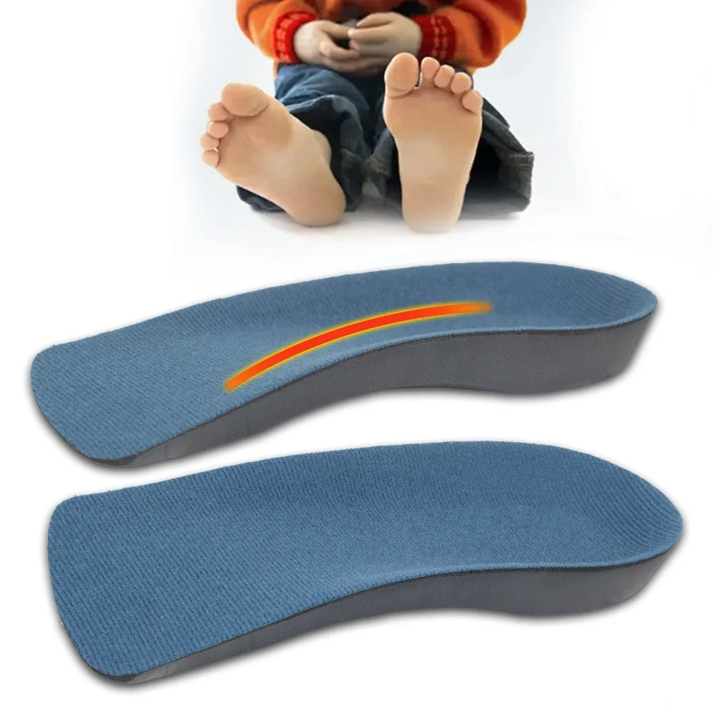 3/4 Length Plantar Fasciitis Fallen Arches Insoles Comfort Shoe Inserts for Flat Feet, Heel Pain Relief, Over Pronation, Walking Peaceful Pleasures Health and Wellness