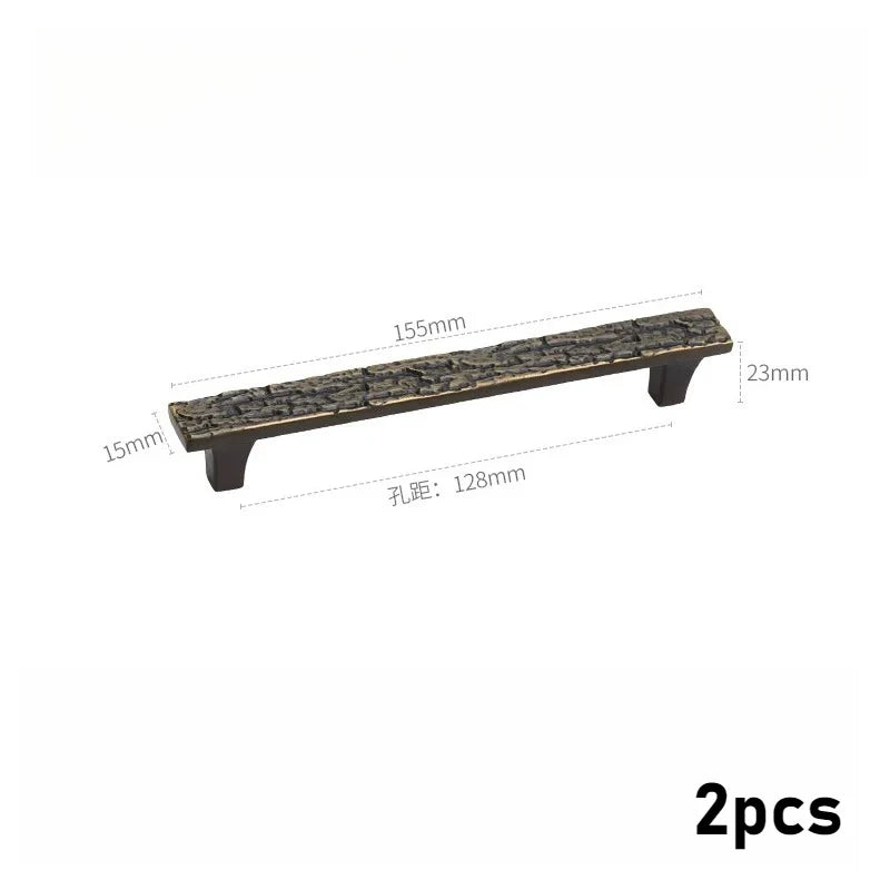 Brass Antique Gold Cabinet Handle | Retro Drawer Pull