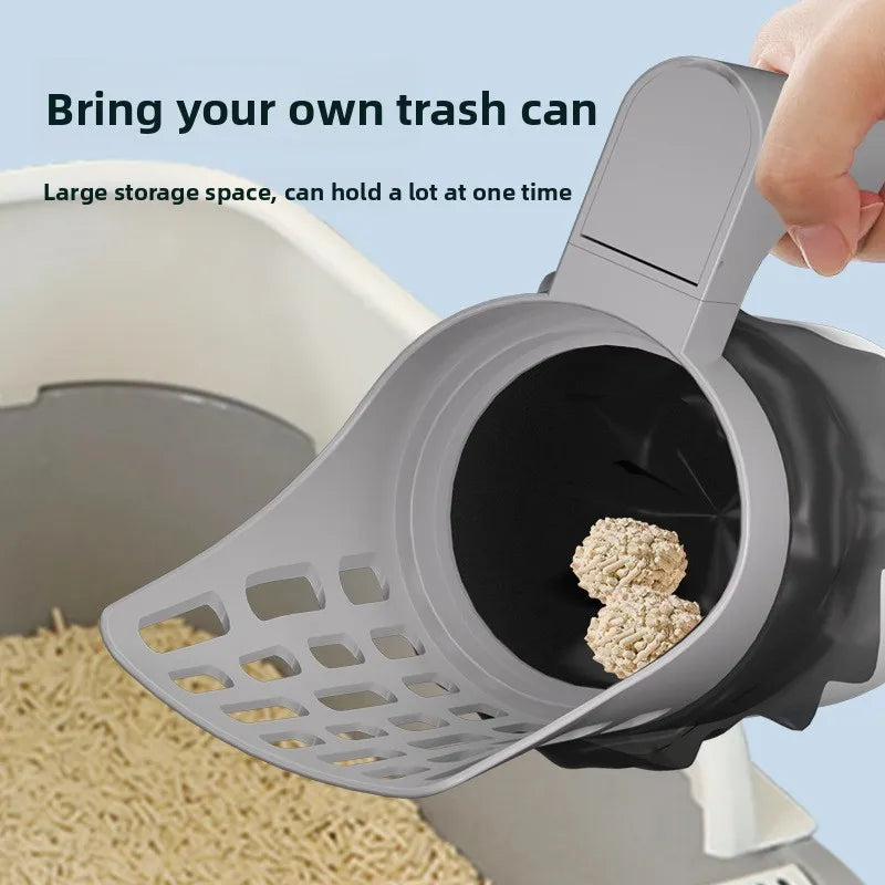 Litter scoop, cat waste cleaning trash can, cat litter storage box, pet poop cleaning tool for cats and dogs Peaceful Pleasures Health and Wellness