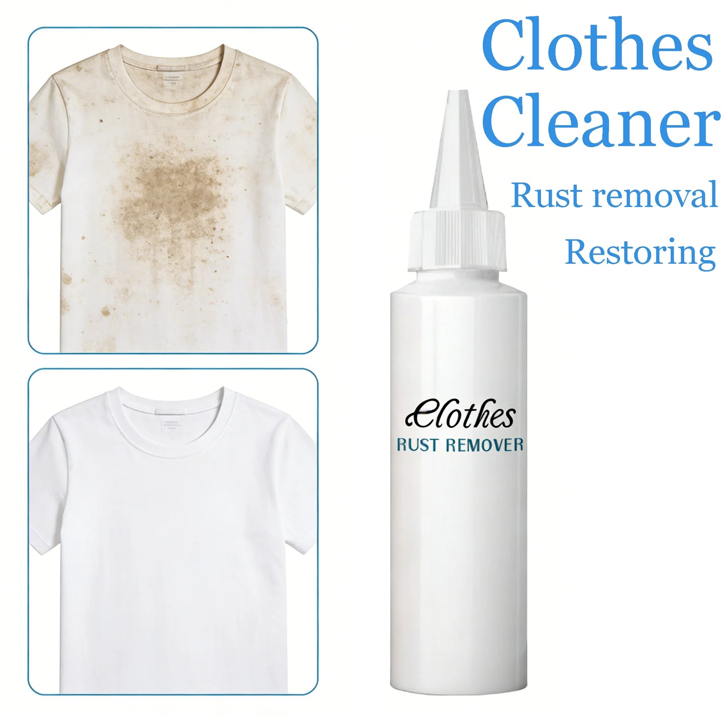 Jue-Fish Clothing Rust & Stain Remover – 110ml Fabric Cleaner