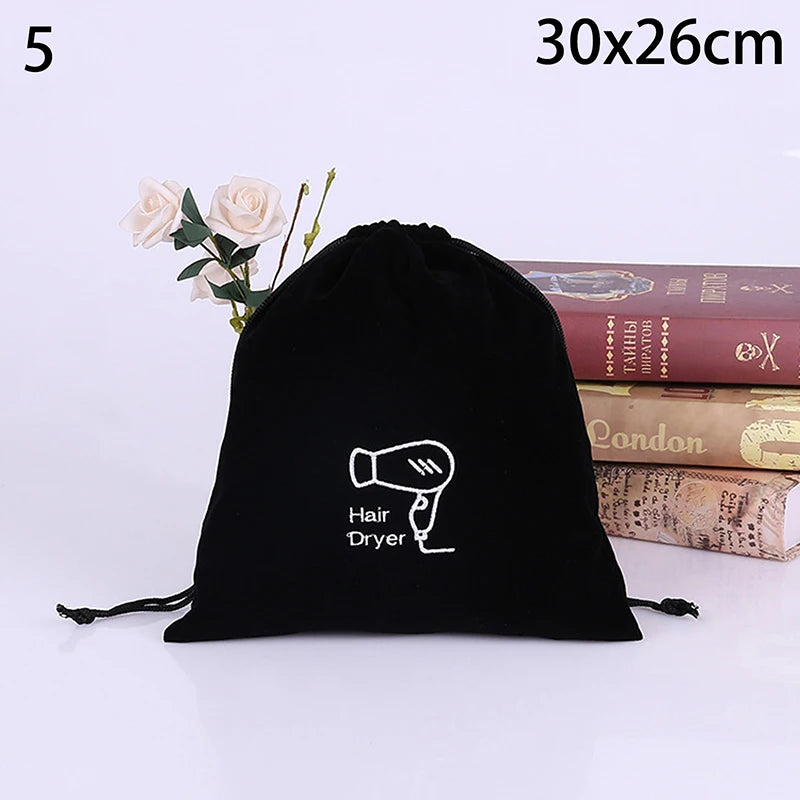 Hair Dryer Drawstring Storage Bag – Dust Cover & Travel Pouch