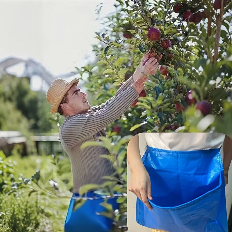 Fruit Picking & Foraging Bag with Waist Belt Harvest Apron Garden Harvest Apron Peaceful Pleasures Health and Wellness