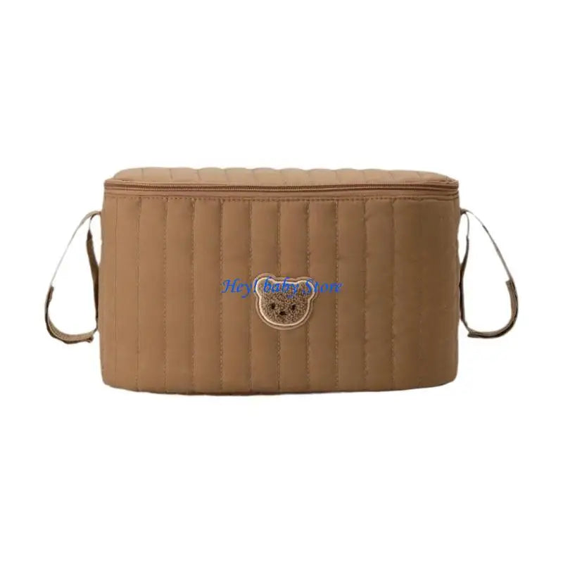 Cartoon Bear Stroller Organizer Bag – Large Capacity Hanging Bag