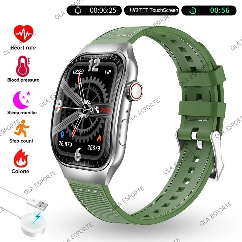 Ola Esporte 2.01" Bluetooth Smartwatch | ECG, Heart Rate, Calls