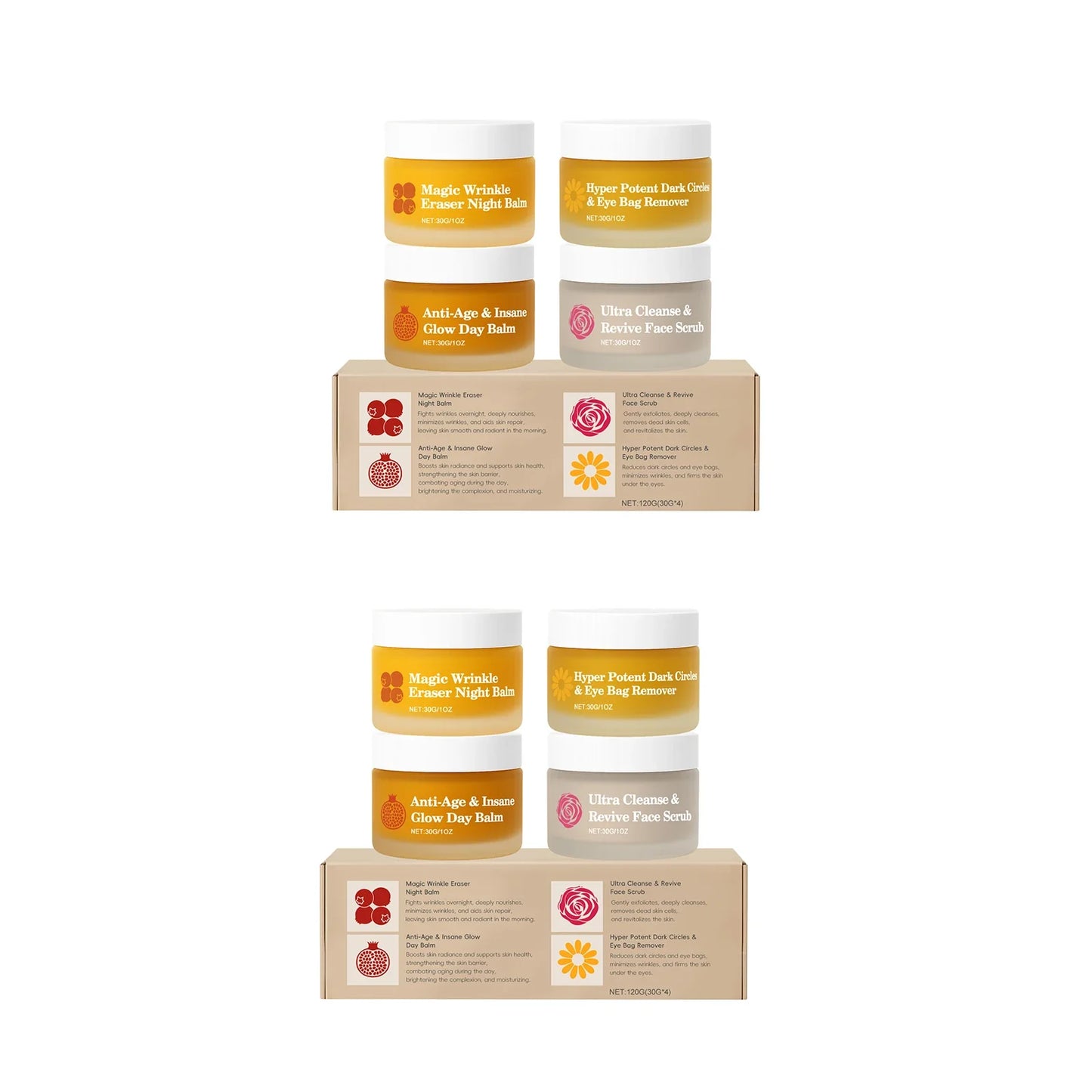 Deep Hydration Firming Skincare Set – 4-Piece Renewing Kit
