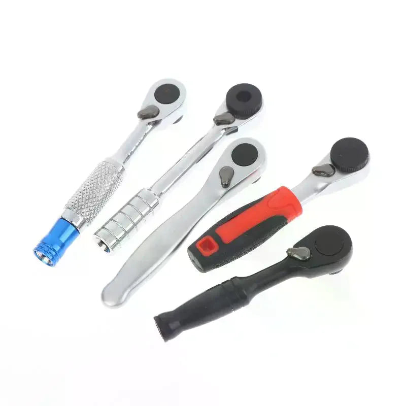 72-Tooth Mini Ratchet Wrench 1/4 Inch Reversible Magnetic Tool