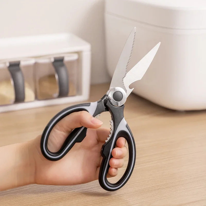 Stainless Steel Multifunctional Kitchen Scissors & Meat Shears Kitchen Shears Peaceful Pleasures Health and Wellness
