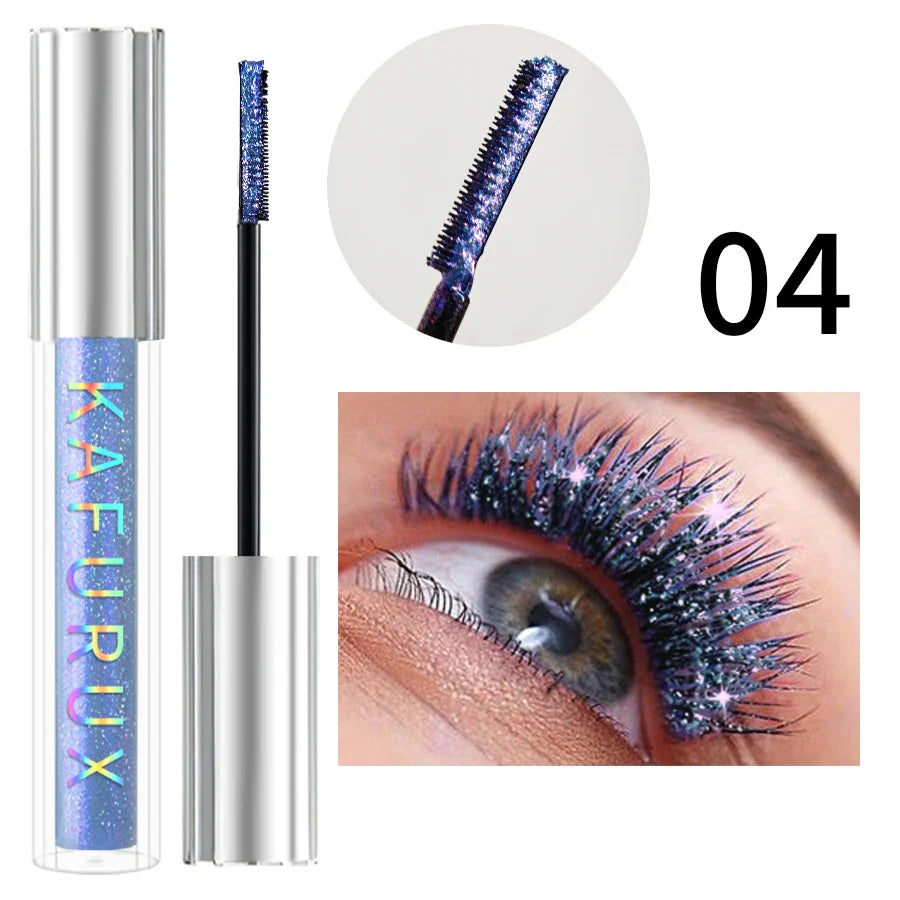 KAFURUX Diamond Glitter Mascara – Shimmer, Volume & Waterproof