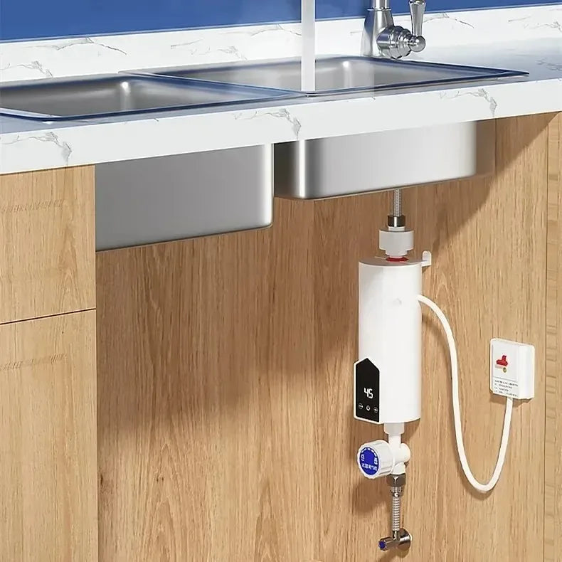 Portable Instant Electric Water Heater 3000W-5500W 220V Adjustable for Home Bathroom Kitchen Shower Heating Peaceful Pleasures Health and Wellness