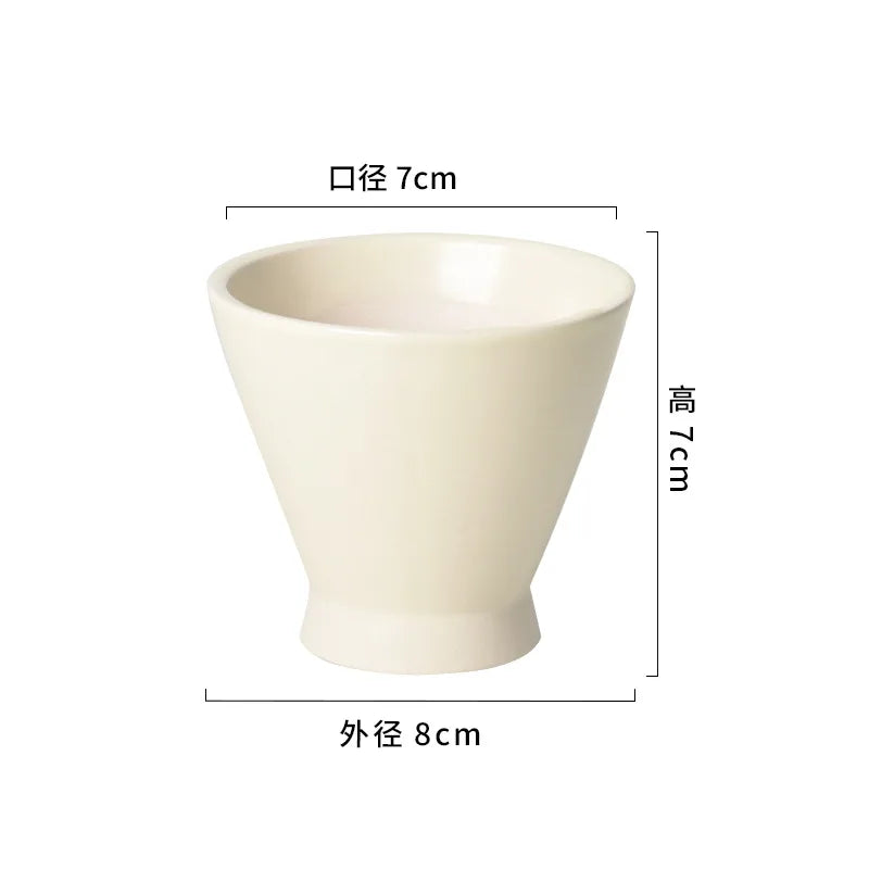 Ceramic Self-Watering Succulent Planter | White Minimalist Pot
