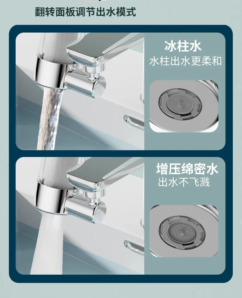 Metal 720° Rotating Faucet Aerator Sprayer Head 22/24mm
