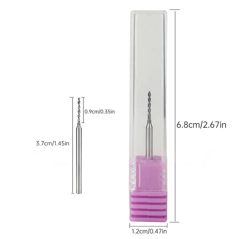 Nail Perforation Grinding Head Tungsten Steel Nail Drill Bits Manicure Tool Nai Polishing Machine Accessories Peaceful Pleasures Health and Wellness one size