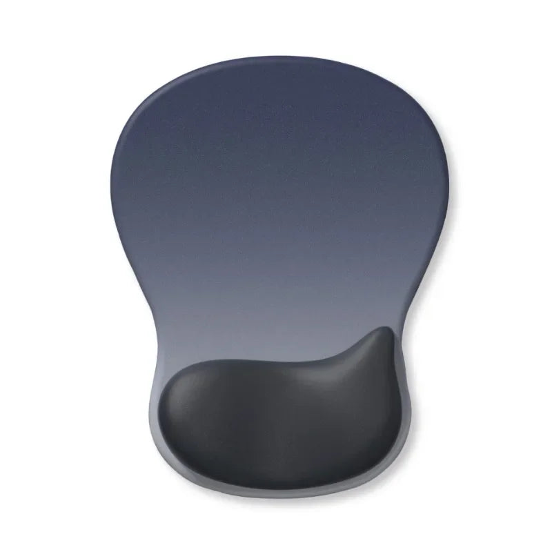 Gradient Mouse Pad with Ergonomic Silicone Wrist Rest Support
