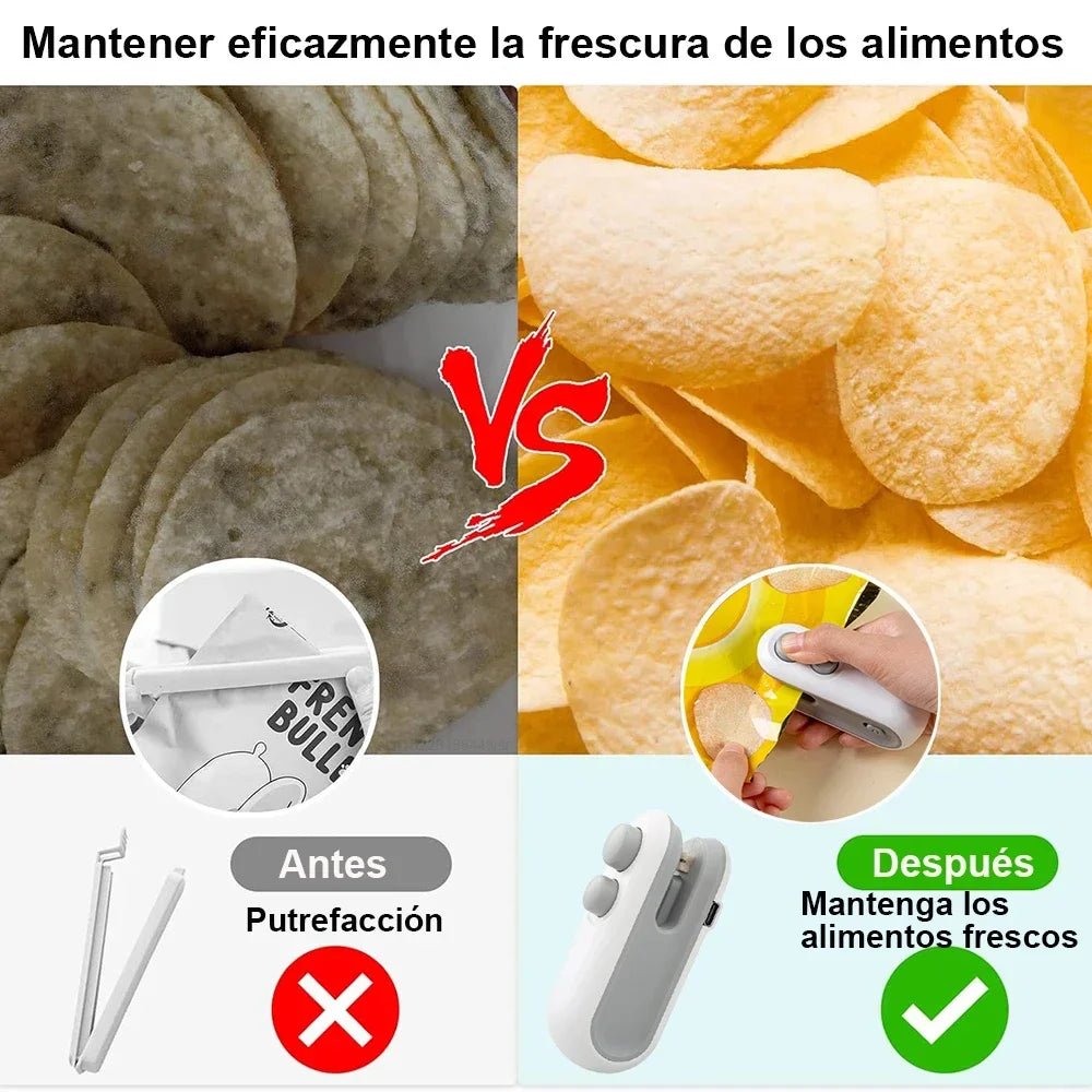 Mini Rechargeable Heat Bag Sealer | Airtight Food Storage