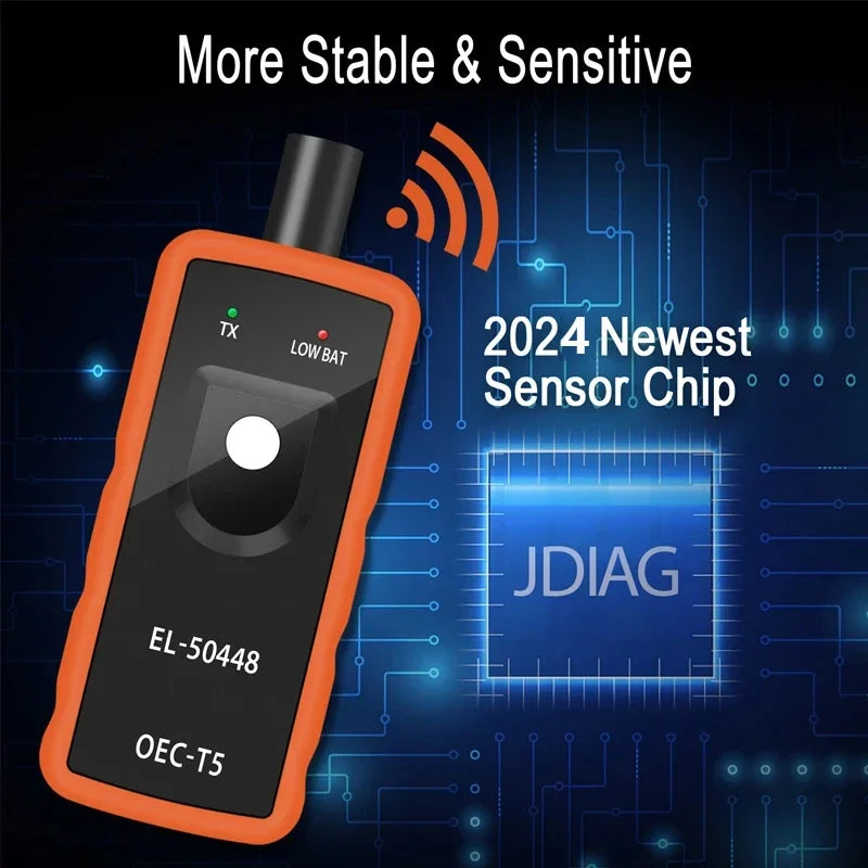 EL-50448 TPMS Tire Pressure Sensor Relearn Reset Tool Peaceful Pleasures Health and Wellness Orange