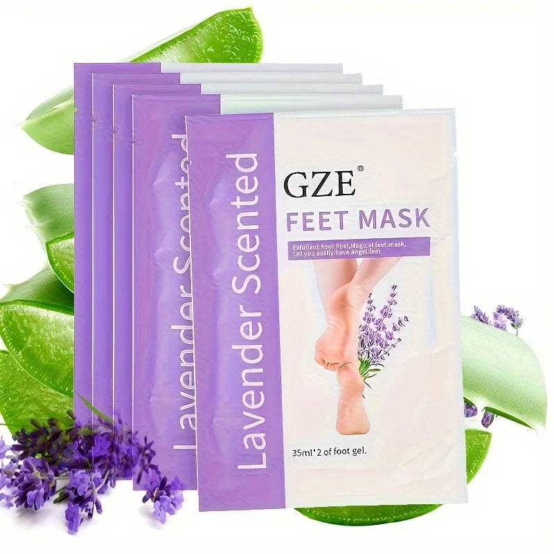 GZE Foot Peel Mask – Dead Skin & Callus Remover for Soft Feet