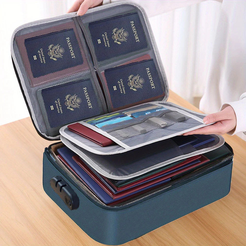 Multifunctional Briefcase with Password Lock | Document Organizer