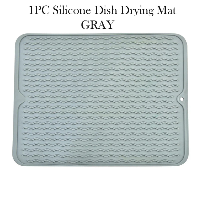 Silicone Dish Drying Mat – Heat Resistant Anti-Slip Sink Mat