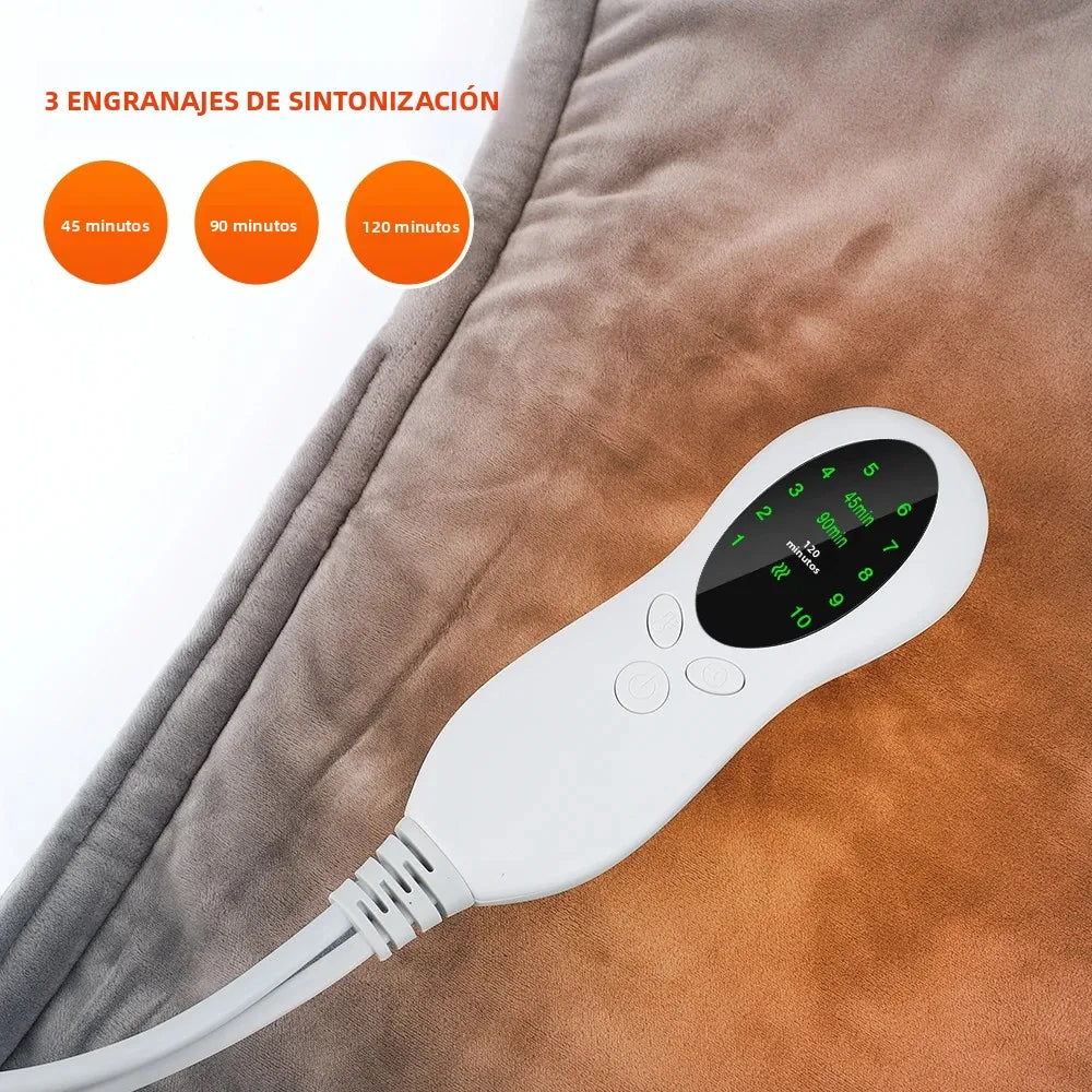Electric Heated Shawl 3 Level Hot Compress Constant Temperature Winter Neck Back Abdomen Leg Waist Brace Winter Keep Warm Peaceful Pleasures Health and Wellness