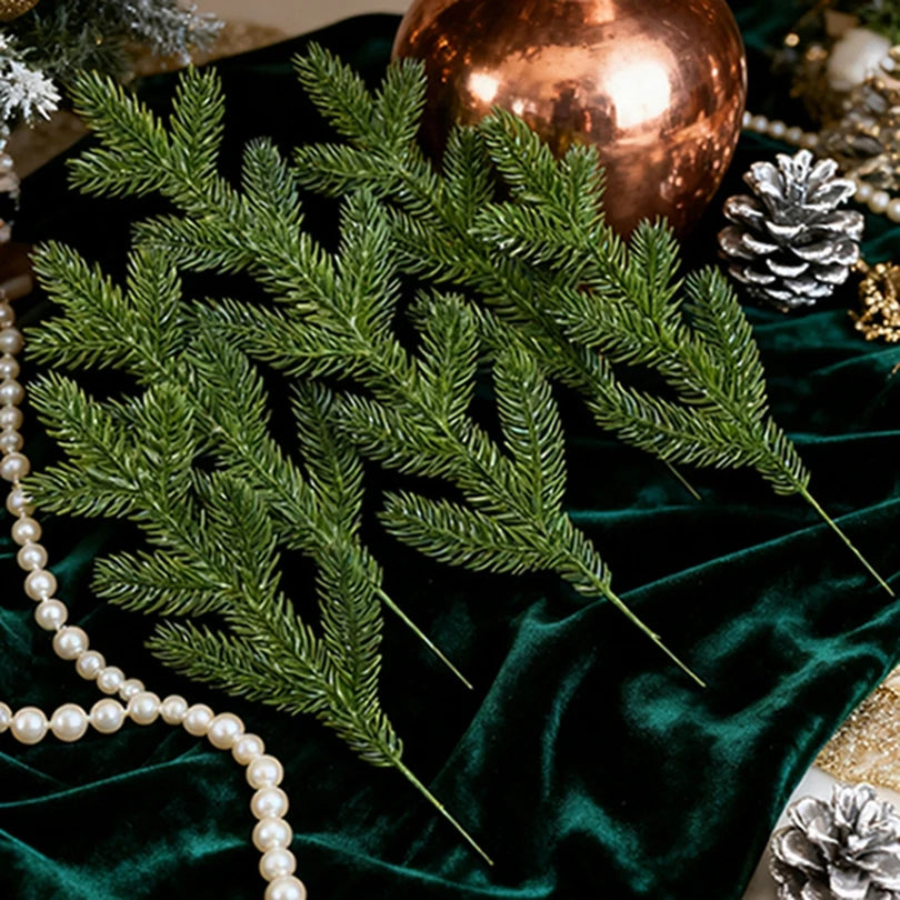 Artificial Pine Christmas Tree Branches 10/20pcs – Home Decor