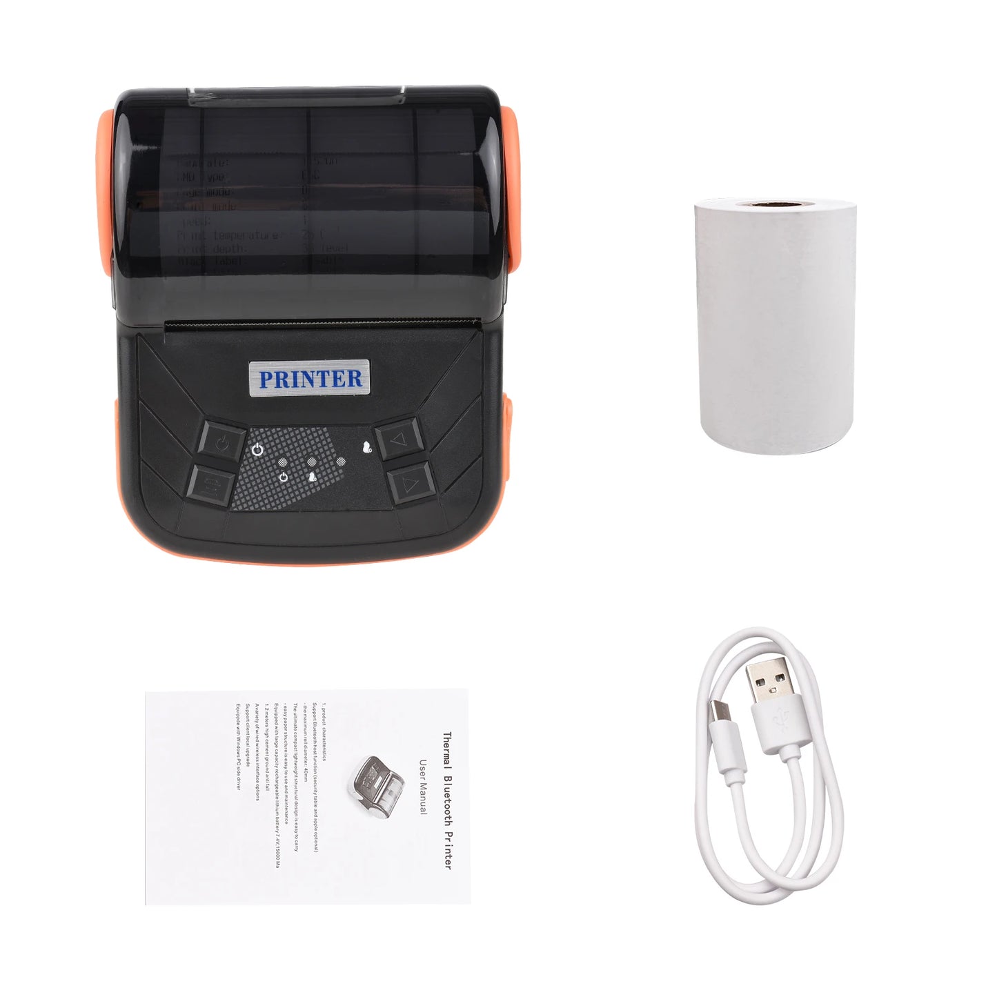 Portable 80mm Bluetooth Thermal Receipt Printer | ESC/POS
