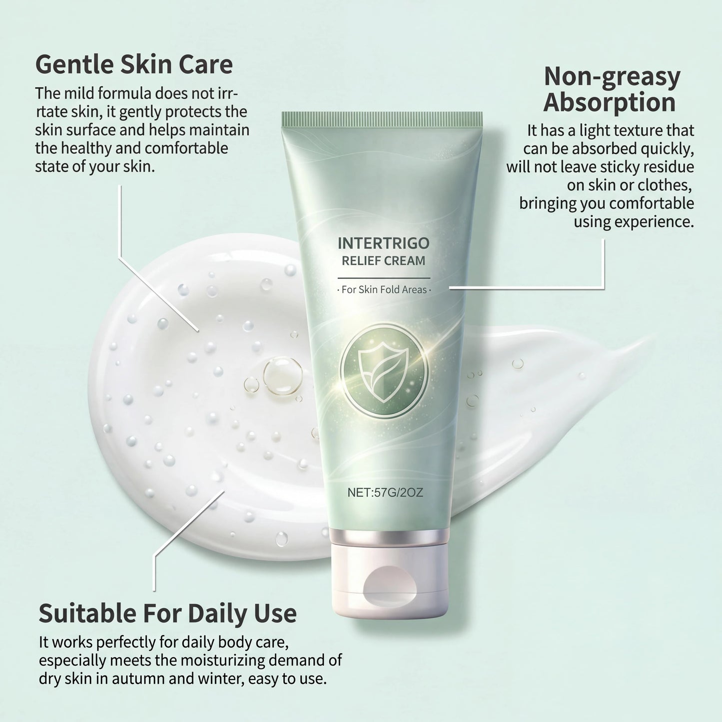 Hydrating Body Cream Lotion Moisturizing Cream Mineral Oil Formula NonGreasy Fast Absorbing Daily Care Sensitive Skin Peaceful Pleasures Health and Wellness