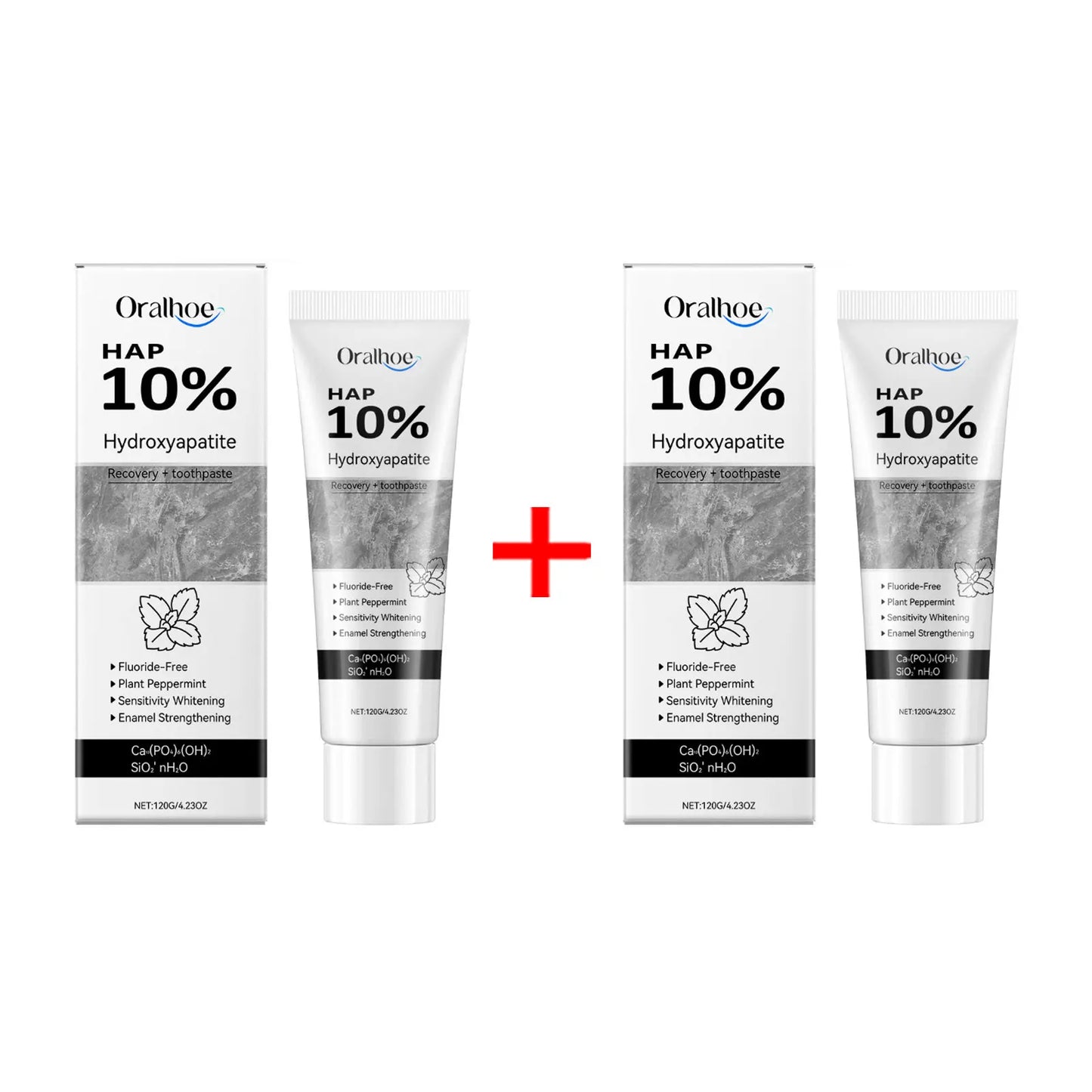 Oralhoe Hydroxyapatite Whitening Toothpaste | Enamel Repair