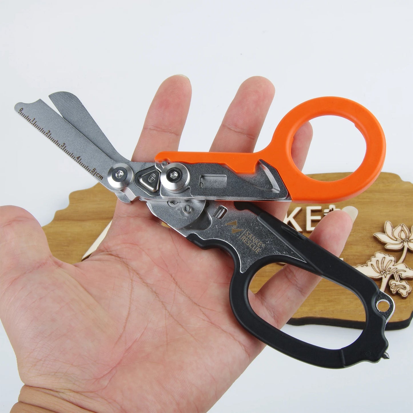 Multifunctional Scissor Tactical Plier Outdoor Survival Tool Folding Creative Gadget Stainless Steel Retractable Raptors Shears Peaceful Pleasures Health and Wellness