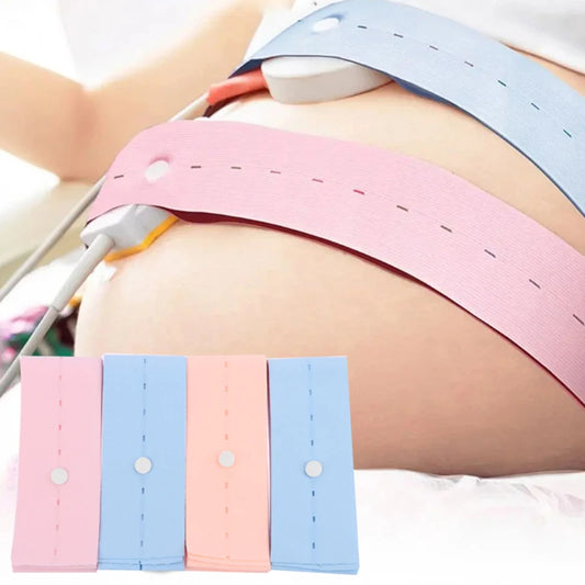 2pcs Heart Rate Monitor Maternity Belt Elastic Pregnancy Belly Band Professional Fetal Heart Monitoring Bandage For Women Peaceful Pleasures Health and Wellness